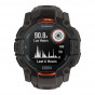 Zegarek Garmin Instinct 3 50 mm Solar czarny z paskiem w kolorze Charcoal