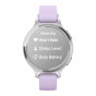 Zegarek Garmin Lily 2 Active Silver z paskiem w kolorze Purple Jasmine