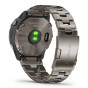 Zegarek Garmin Quatix 6X Solar Titanium szary z tytanową bransoletą + PL TOPO