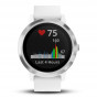 Zegarek Garmin Vivoactive 3 Stainless Steel with White Silicone