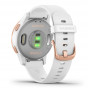 Zegarek Garmin Vivoactive 4S biały z różowozłotymi detalami