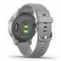 Zegarek Garmin Vivoactive 4S jasnoszary ze srebrnymi detalami