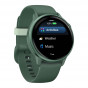 Zegarek Garmin Vivoactive 6 Metallic Jasper Green z paskiem w kolorze Jasper Green