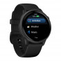 Zegarek Garmin Vivoactive 6 Slate z paskiem w kolorze Black