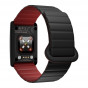 Pasek Polar Loop Magnetic Silicone Black/Cherry - rozmiar S-M