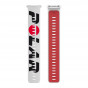 Pasek Polar Vantage V2 White-Red z logo Polar - rozmiar S-L