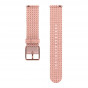 Pasek Polar Woven 20 mm Pink-Rose Gold - rozmiar S