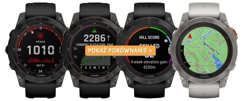 Porównanie zegarków Garmin Fenix serii 7