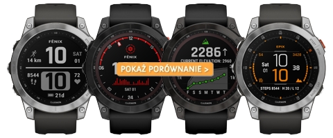 Porównanie zegarków Garmin Fenix 7, Fenix 7 Solar, Fenix 7 Sapphire Solar i Epix 2