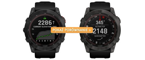 Porównanie zegarków Garmin Fenix 7X Solar i Fenix 7X Sapphire Solar