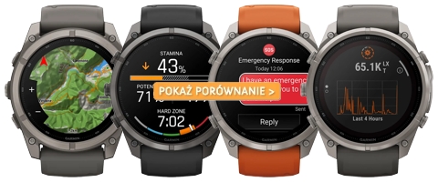 Porównanie zegarków Garmin Fenix serii 9 51 mm