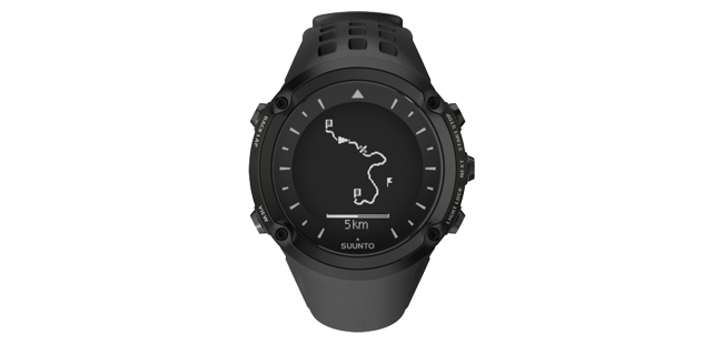 Zegarek Suunto Ambit - wyświetlanie trasy na ekranie zegarka