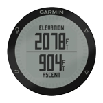 Zegarek Garmin Fenix - przykładowy ekran - wysokościomierz