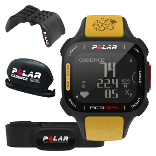 Komputer treningowy Polar RC3 GPS Tour de France Bike