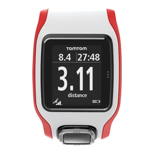 Zegarek sportowy TomTom Runner Cardio GPS White Red