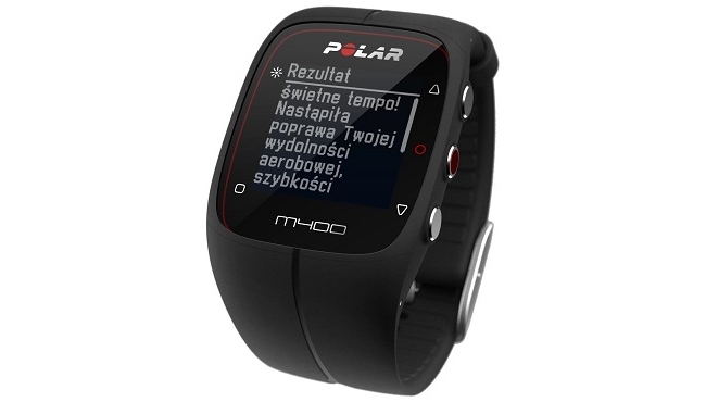 Komputer treningowy Polar M400 - polskie menu