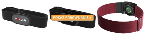 Porównanie sensorów tętna Polar H9, H10 i Verity Sense