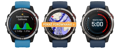 Porównanie zegarków Garmin Quatix 7, Quatix 7 Sapphire i Quatix 7 Pro Sapphire