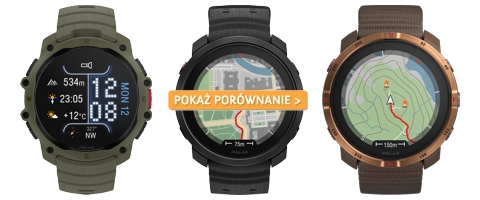 Porównanie zegarków Polar Street X, Vantage M3 i Grit X2