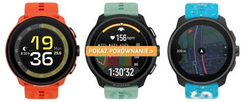 Porównanie zegarków Suunto Run, Run 2 4GB i Race S