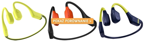 Porównanie słuchawek sportowych Suunto Sonic, Wing 2 i Aqua