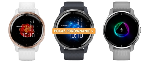 Porównanie zegarków Garmin Venu 2S, Venu 2 i Venu 2 Plus