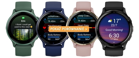 Porównanie zegarków Garmin Vivoactive 5, Vivoactive 6, Venu 3S i Venu 3